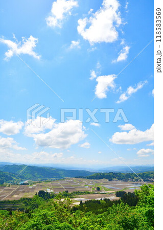 山本山高原展望台からの眺め（新潟県） 118583569