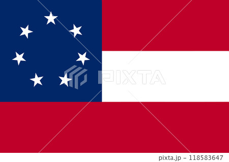 Flag of the Confederate States of America, (March 4, 1861 - May 21, 1861) 118583647
