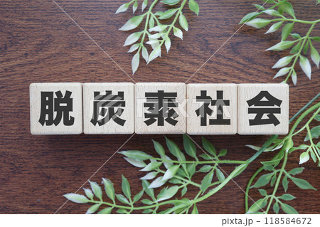脱炭素社会のイメージ 118584672