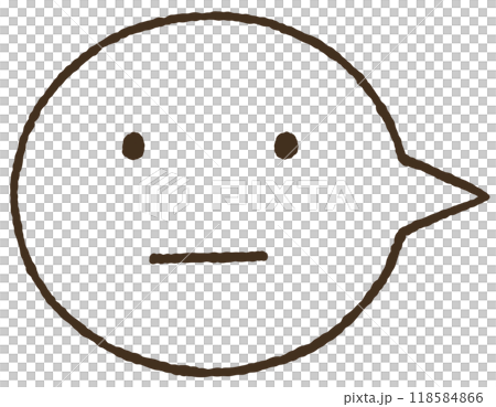 僅簡單語音氣泡圖示線 118584866