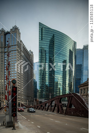 chicago city downtown architecture and street scenes chicago city downtown architecture and street scenes 118585118