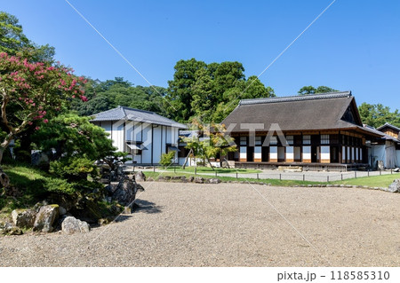 彦根市、彦根城楽々園の御書院 118585310