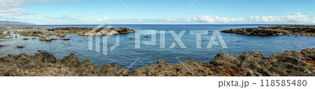 oahu island in hawaii northshore ocean scenes oahu island in hawaii northshore ocean scenes 118585480