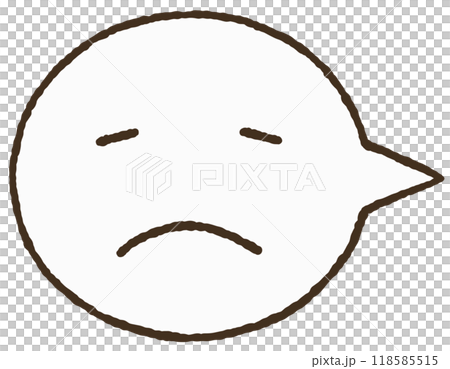 Simple speech bubble icon Simple speech bubble icon 118585515