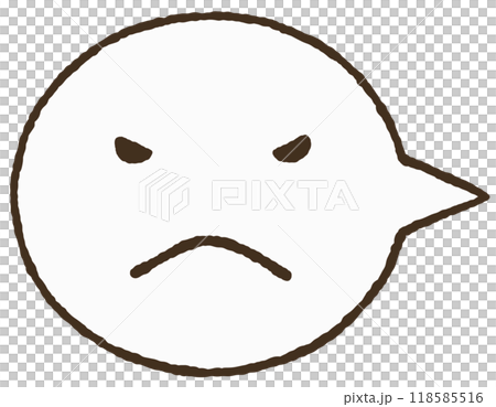 Simple speech bubble icon Simple speech bubble icon 118585516