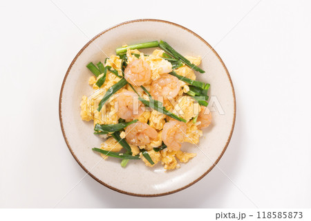 海老のニラ玉炒め 海老のニラ玉炒め 118585873