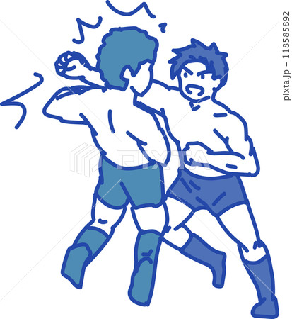 プロレス_ラリアット 118585892