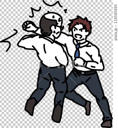 プロレス_ラリアット 118585893