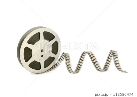 Film strip isolated on white . Free space for text. Film strip isolated on white . Free space for text. 118586474