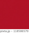 Seamless knitted pattern. Red realistic knitted fabric 118586570