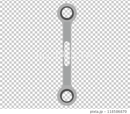 メガネレンチ。レンチのアイコン。ベクターイラスト	 118586870