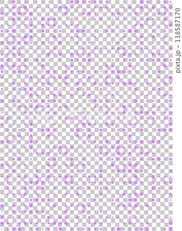 イラスト素材：ランダムなドットの背景　ベクター 　紫　purple dot vector 118587170