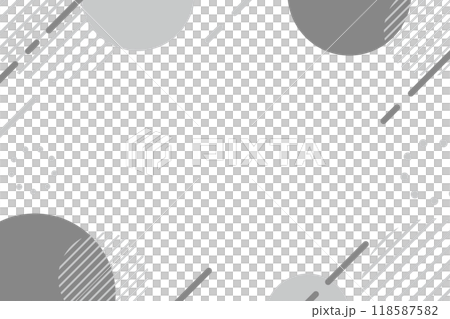 Geometric frame grey 118587582