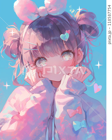 ゆめかわいい女の子　/AI生成 118587754