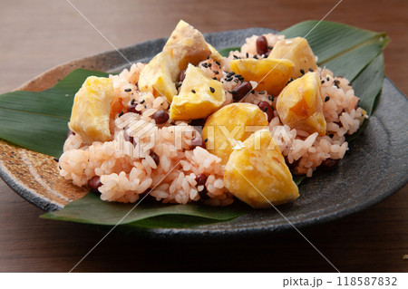 栗と小豆のご飯 栗と小豆のご飯 118587832