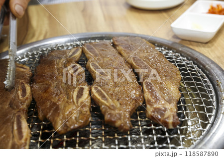 korea bbq. Grilled Marinated Galbi LA galbi korea bbq. Grilled Marinated Galbi LA galbi 118587890