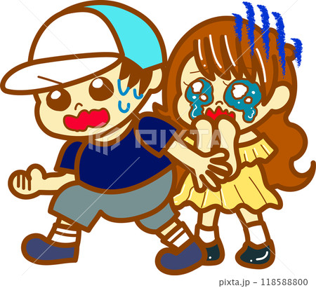 怯える子供達 118588800