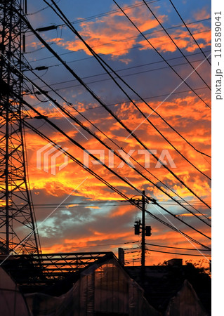 夕焼け雲 118589041