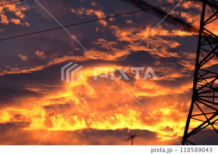 夕焼け雲 夕焼け雲 118589043