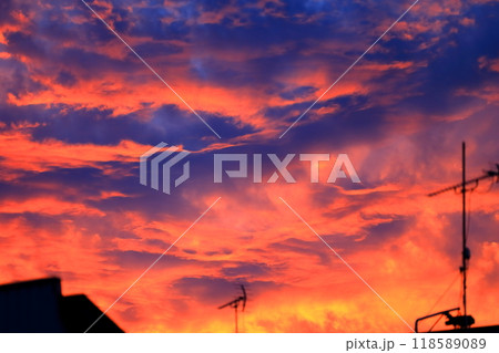 夕焼け雲 夕焼け雲 118589089
