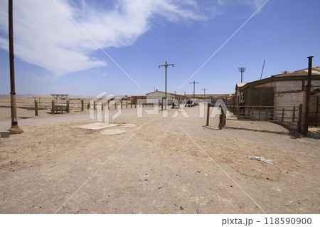 Santa Laura Humberstone saltpetre processing plant, Iquique, Chile 118590900