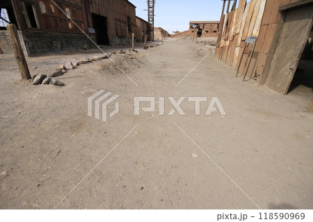Santa Laura Humberstone saltpetre processing plant, Iquique, Chile 118590969