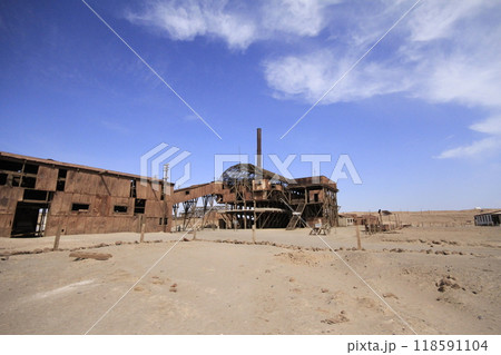 Santa Laura Humberstone saltpetre processing plant, Iquique, Chile 118591104