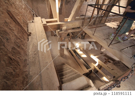 Santa Laura Humberstone saltpetre processing plant, Iquique, Chile Santa Laura Humberstone saltpetre processing plant, Iquique, Chile 118591111