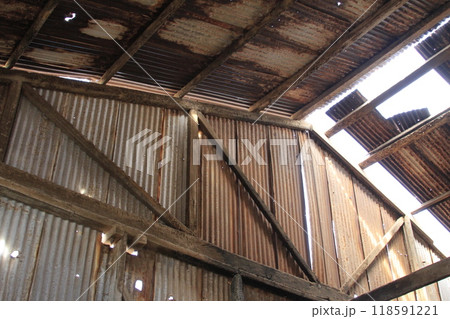 Santa Laura Humberstone saltpetre processing plant, Iquique, Chile 118591221