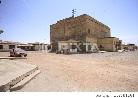 Santa Laura Humberstone saltpetre processing plant, Iquique, Chile 118591261