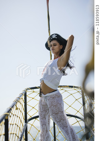 A Stylish and EyeCatching Pirate Themed Fashion Shoot Happening on the Beautiful Sea A Stylish and EyeCatching Pirate Themed Fashion Shoot Happening on the Beautiful Sea 118593913