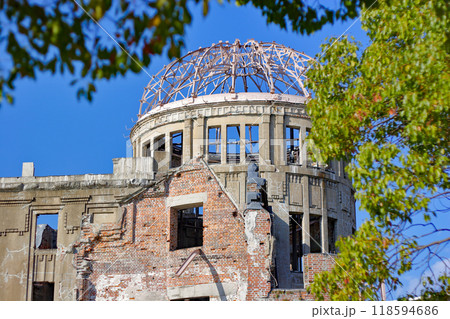 世界遺産広島原爆ドームの写真/Atomic Bomb Dome 世界遺産広島原爆ドームの写真/Atomic Bomb Dome 118594686