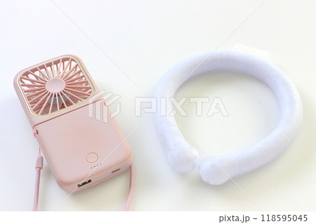 熱中症対策（ポータブルフアン・ネッククーラー） 118595045