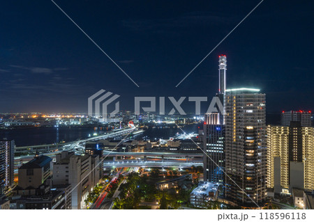 神戸の素敵な夜景 (神戸市役所展望ロビー) 神戸の素敵な夜景 (神戸市役所展望ロビー) 118596118