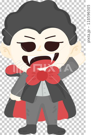 Halloween Cute Monster Vampire Costume Spooky Character 118596305