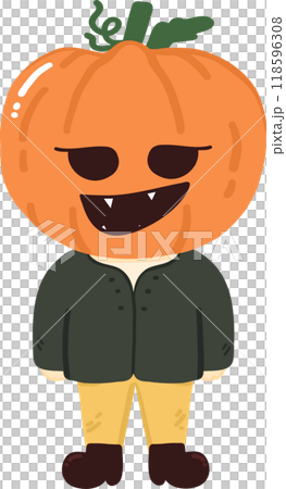 Halloween Cute Monster Costume Spooky Character 118596308