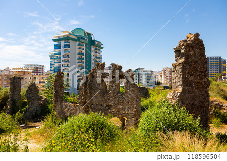 Remains of Naula old city, Mahmutlar, Turkey Remains of Naula old city, Mahmutlar, Turkey 118596504