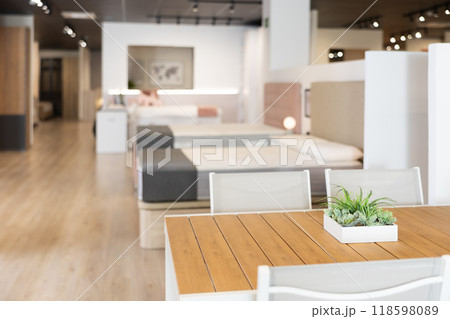 Furniture shop with large assortment 118598089