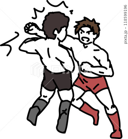 プロレス_ラリアット 118599196
