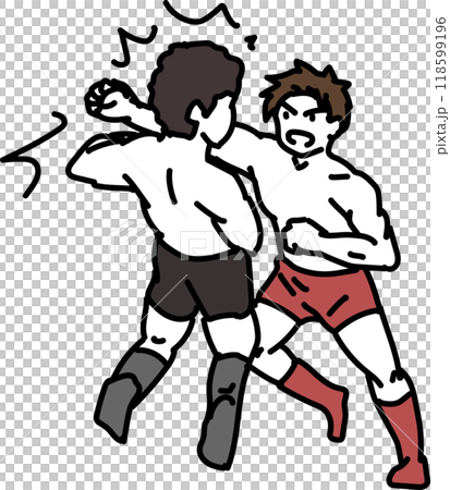 プロレス_ラリアット 118599196