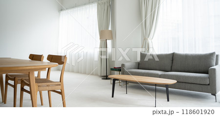 リビングリーム　窓　日差し 118601920