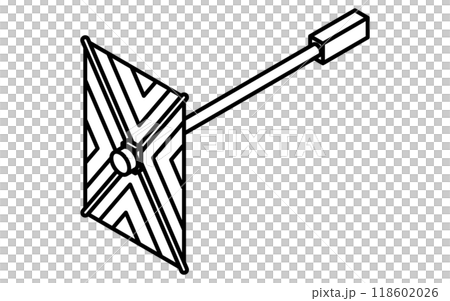 人工衛星のシンプルな白黒線画、アイソメイラスト 人工衛星のシンプルな白黒線画、アイソメイラスト 118602026