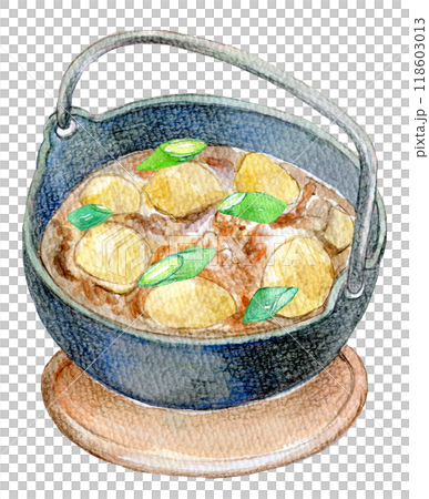 Watercolor illustration: Imoni 118603013