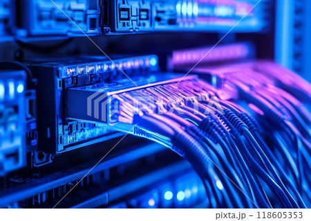 Internet network concept. Generative AI. 118605353