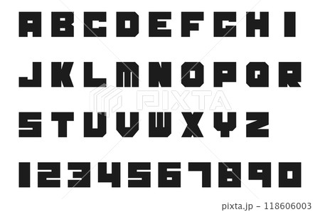 ブロックフォント ブロックフォント 118606003