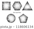 黒色スプラッシュフレームセット 118606134