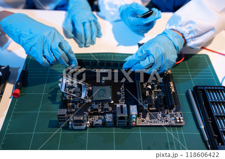 Repairing and upgrade mobile phone, electronic, computer hardware and technology concept. Repairing and upgrade mobile phone, electronic, computer hardware and technology concept. 118606422