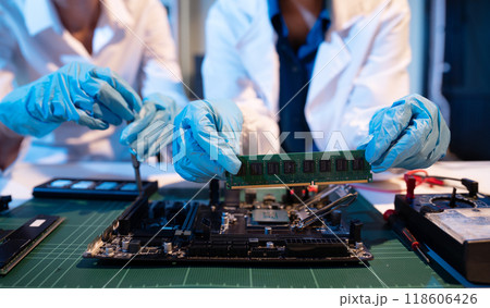 Repairing and upgrade mobile phone, electronic, computer hardware and technology concept. Repairing and upgrade mobile phone, electronic, computer hardware and technology concept. 118606426