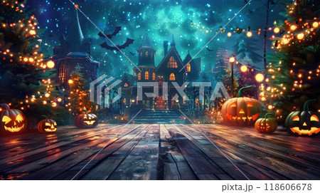 ハロウィンの背景 ハロウィンの背景 118606678