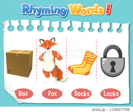 Rhyming Words for Kids Rhyming Words for Kids 118607598